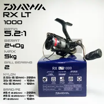 Reel Pancing Spinning Daiwa RX Ukuran 2000 Terbaik - Harga Terbaru