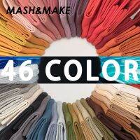 mash &amp; makeup (หลากสี) 46 สีถุงเท้าผ้าฝ้ายสําหรับสตรี MY001