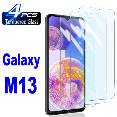 2/4Pcs High Auminum Tempered Glass For Samsung Galaxy M13 Screen Protector Glass Film Tapestries Hangings