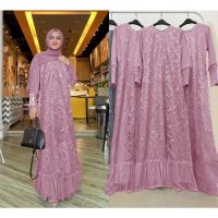 Maxi HUMAIRA กระเบื้อง MUTIARA Combi TILE TUTUL ONDE M L XL XXL MAXI TILE MUTIARA Beautiful GAMIS MAXI สภาพ