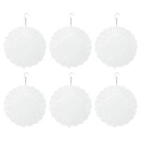 6Pcs Sublimation Wind Spinner Blanks 3D Wind Spinners Hanging Wind Spinners for Outdoor Garden Decoration a 8 Inch