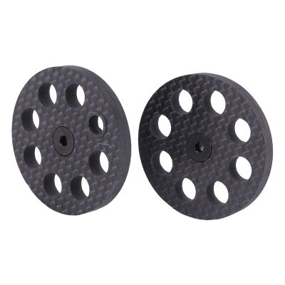 Lightweight Carbon Fiber Bicycle Bike Pulley with Bearing Ti Bolt Axle for Brompton Bike Cycling Hollow Accessories