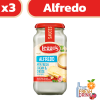 (แพ็ค3)Leggos Alfredo Pasta Sauce เลกโกส์ ซอสพาสต้า อัลเฟรโด 490กรัม