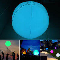 Andy โคมไฟพองลมแฟลช Beach Ball LED ลอยบอลชายหาดเครื่องตกแต่งภายนอกรีโมทคอนโทรล13/16สีเปลี่ยน40/60ซม.