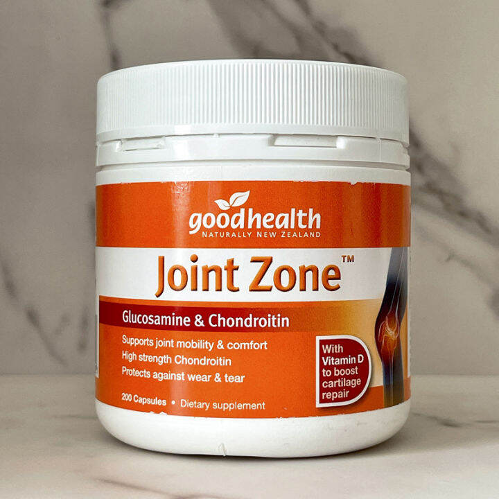 New Zealand's goodhealth Joint Spirit 200 Capsules Glucosamine Bone