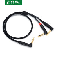 DIYLIVE Hi-Fi monster 100 fever level 6.5 minute two signal line microphone cable 3.5 RCA audio audio cable