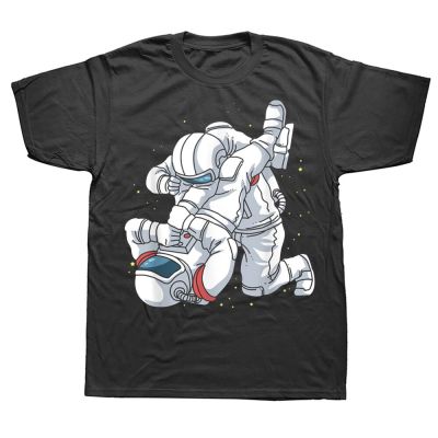 Summer Cotton T-shirts Astronaut | Astronaut Clothing | Brazilian Jujitsu - Shirts XS-6XL