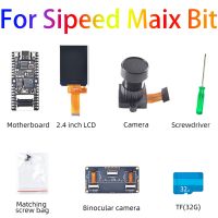 For Maix Bit Kit Development Board RISC-V AI+LOT K210 Breadboard with 2.4Inch Screen/Camera/Binocular Cam/TF Card