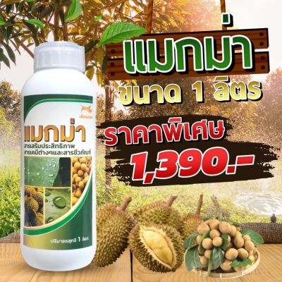 สารจับใบแมกม่า (1ลิตร1ขวด)  Silicone wetting 10% จับใบนำพาสารอาหารจากปุ๋ย ฮอร์โมนพืช สารป้องกันและกำจัดศัครูพืชให้แทรกซึมผ่านใบได้ดีขึ้น10เท่า