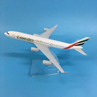 JASON TUTU 16ซม. เครื่องบินรุ่นเครื่องบินรุ่นเอมิเรตโบอิ้ง B747เครื่องบินรุ่น Diecast โลหะ1:400เครื่องบินรุ่นเครื่องบินของเล่น Gif