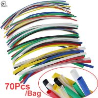 70pcs/Set Heat shrink tube kit Insulation Sleeving termoretractil Polyolefin Shrinking Assorted Heat Shrink Tubing Wire Cable Electrical Circuitry Par