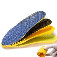 1Pair Stretch Breathable Deodorant Shoe Insoles Running Cushion Height Increasing Insoles Pad Sport Shoe Insert Arch Support