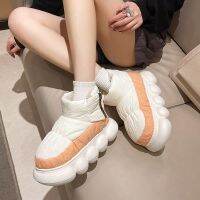 2022 Warm Women Snow Boots Winter New Style Mens Cotton Slippers Indoor Outdoor High Top Plush Lining Shoes Drop Shop