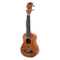 21 Inch Ukulele Sabilli Wood 4 Strings Concert Ukulele for Beginner Musical Instrume