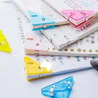 ❡♛❀ 5pcs/set Triangle Corner Clips Stationery Transparent Page Holder Paper Clip File Index Photo Clamp School Desk Organizer