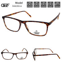 ?กรอบแว่นตา GEZE รุ่น 3082G16-C5 เต็มกรอบสีน้ำตาล Vintage น้ำหนักเบา ใส่สบาย (บริการตัดเลนส์สายตาราคาถูก)