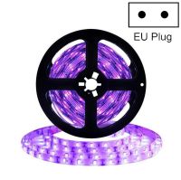 SmartPhonemall 3528 SMD UV Purple Light Strip Epoxy LED Lamp Decorative Light Strip, Style:Bare Board 10m(EU Plug)