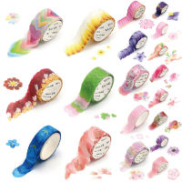 200PCS/Roll Masking Petals Tape Washi Tape Scrapbook Sticker Sticky Paper Flower TV Remote Controllers