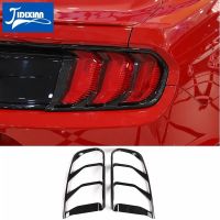 JIDIXIAN ฝาครอบตกแต่งโคมไฟไฟท้ายหลังรถสำหรับ Ford Mustang 2018 2019 2020 2021 2022อุปกรณ์เสริมฝาครอบไฟท้ายรถ