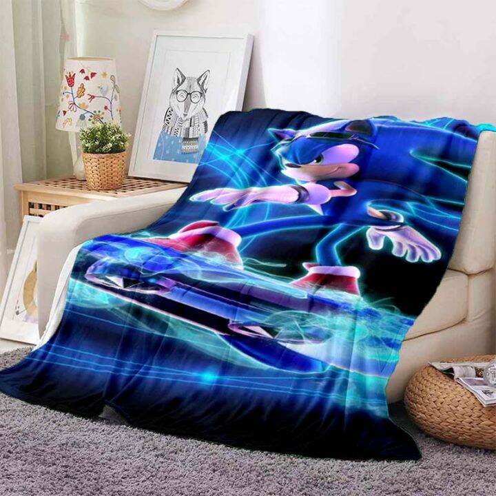 hedgehog-sonic-cartoon-anime-series-blanket-office-sofa-winter-nap-air-conditioning-flannel-soft-warm-keep-can-be-customized-13