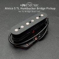 TL Humbucker Bridge Pickup สองชั้นคอยล์คู่ Alnico 5 Pickup 6 Corde เปิด Stiple Fibra Bobina Magnero Nero