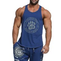 Men 39;s fashion Sleeveless Fitness Bodybuilding Muscle Undershirt Gym Running Exercise Sport Tank Top Men Vest