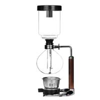 3 Cups Manual Syphon Coffee Maker Pot Hand Glass Vacuum Coffee Maker Brewer Heat-resistant Siphon Coffee Machine Filter