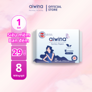 Aiwina sanitary napkins 8 pack ultra thin soft lip 29cm night robe