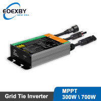 EOEXBY ไมโครอินเวอร์เตอร์ MPPT สำหรับ Solar PV Grid Tie System 300W 350W 500W 600W 700W W AC110V-240V อินพุตพลังงานแสงอาทิตย์ Out