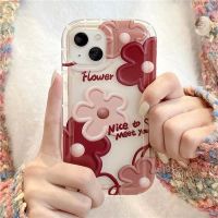 For IPhone 14 Pro Max IPhone Case Silicone Soft Case Flower Shockproof Case Oil Painting Flower for IPhone 12 Pro Max