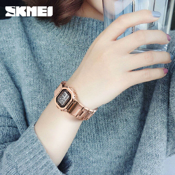 skmei-retro-fashion-digital-watch-women-30m-waterproof-multi-function-watch-stainless-steel-strap-reloj-digital-mujer-1433-clock