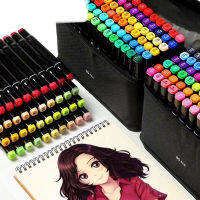 ชุด ปากกาเมจิก 2 หัว เพื่อการวาดภาพที่มีขนาดแตกต่างจำนวน24สี เพื่องานออกแบบภูมิทัศน์ งานออกแบบแฟชั่น ส่งจากประเทศไทย เก็บเงินปลายทาง