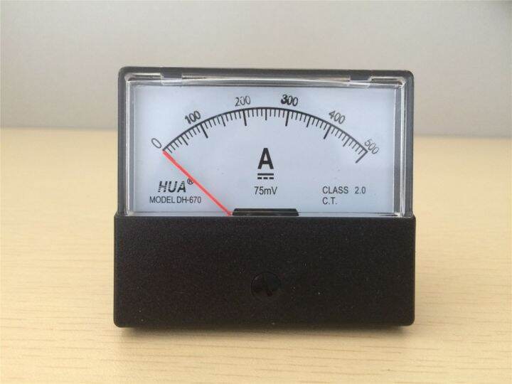 Ammeter Current Meter Panel Amp Analog 500ADC 200A 100A 50A 30A 20A 10A