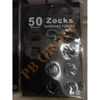 Zocks 50D #20 ถุงน่องหญิงแย้ ถุงน่องพริตตี้ สีดำ จำนวน 1 ชิ้น