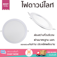 ใหม่ล่าสุด ไฟเพดาน ดาวน์ไลท์ LED RACER NANO-D 24 วัตต์ WARMWHITE ส่องสว่างทั่วบริเวณ ใช้ได้กับขั้วหลอดมาตรฐาน Downlight