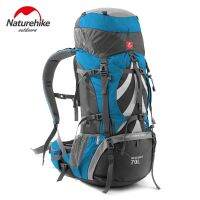 Naturehike กระเป๋าเป้สะพายหลังสำหรับปีนเขาและตั้งแคมป์70L ความจุขนาดใหญ่กลางแจ้งกระเป๋าสะพายขึ้นภูเขากระเป๋าสะพายหลังกีฬามืออาชีพที่มีน้ำหนักเบา