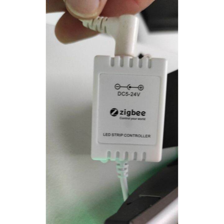 tuya-zigbee-smart-led-controller-for-light-strip-5v-24v-compatible-zha-zigbee2mqtt-tasmota-alexa-home