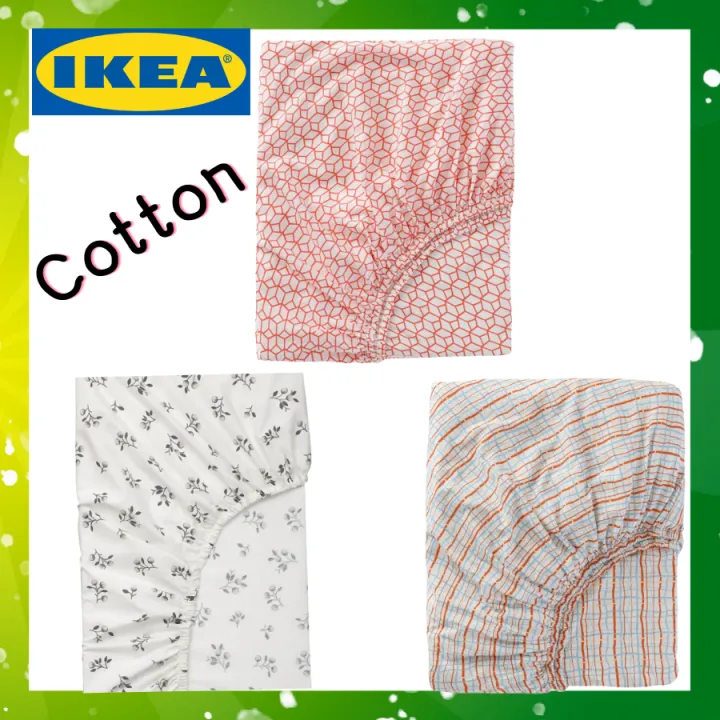 ผ้าปูที่นอน อิเกีย IKEA Bed sheet size 150*200cm( 5ft.) Lazada.co.th