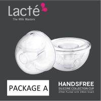 Lacte ถ้วยเก็บน้ํา แบบแฮนด์ฟรี (ช่องทางซิลิโคน 27 มม. พร้อมเม็ดมีด 24 มม.)