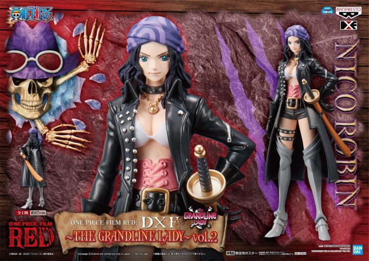 One Piece Film RED Nico Robin DXF The Grandline Lady Vol.2 figure, Banpresto