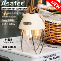 Asafee 400LM LY10 Exquisite super bright camping light LED 3 gear top press switch built-in battery TYPE-C USB charging IPX4 waterproof emergency lighting