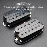 Alnico วินเทจ5 Humbucker Pickup บริดจ์กีตาร์ไฟฟ้าคอยล์คู่อะไหล่กีต้าร์สีดำเสียงที่อบอุ่น