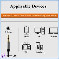 JXFTKM 2 Pcs 3.5มม. สายต่อหูฟัง ปลอกหุ้ม TPE ลวดทองแดงลวด สายเชื่อมต่อลำโพง ของใหม่ ตัวผู้-ตัวเมีย สายสัญญาณเสียง TPE โทรศัพท์มือถือสำหรับมือถือ