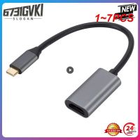 ♈✟ 1 7PCS C To HDMI-compatible Adapter Cable Type C 4K USB 3.1 HDTV Converter Cable For Projector PC MacBook Laptop Tablet