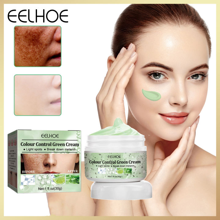 Eelhoe Colour Control Green Cream Spot Remover Face Cream Lightening ...