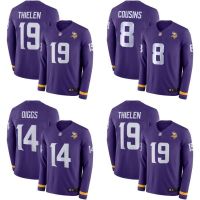 Ys2 NFL เสื้อกีฬาแขนยาว ลายทีมชาติฟุตบอล Minnesota Vikings Jersey SY2