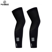 YKYWBIKE Cycling Leg Warmers Unisex Calf Compression Sleeves Outdoor Sports Running Basketball Football Leg Sleeves UV Protecti