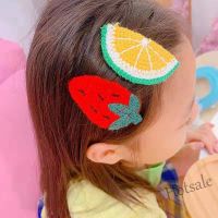 【hot sale】❏ C05 Woven Hair Accessories Cute Fruit Theme Hair Clip for Girls