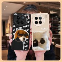 simple heat dissipation Phone Case For VIVO X90 Pro 5G/V2242A youth funny leather advanced protective Back Cover couple