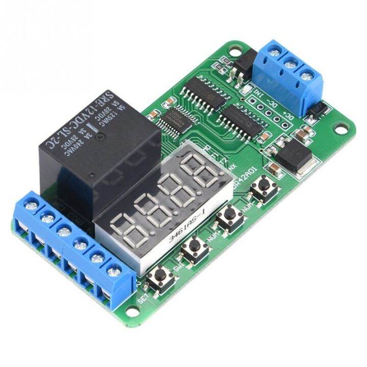 cw-12v-channel-multifunctional-dpdt-delay-timer-relay-dr42a01-module-trip-circuit